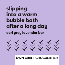 earl grey lavender milk chocolate bar