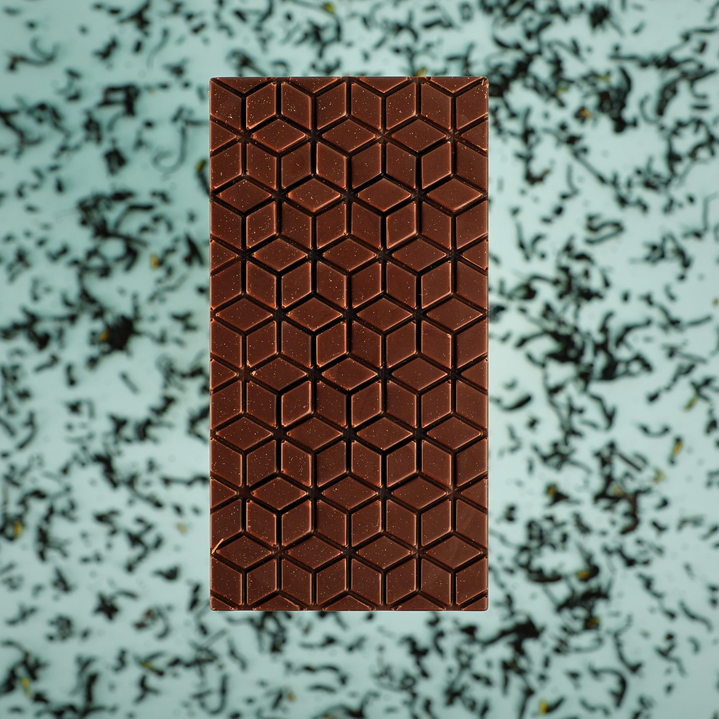 tablette de chocolat au lait bergamote et lavande