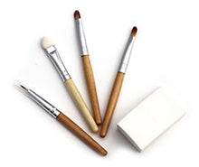 Ensemble d'applicateurs de maquillage écologiques