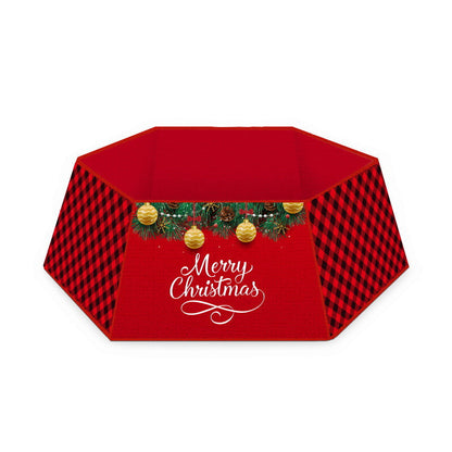 Christmas Tree Ornaments Set, 6 Styles Non-Woven Fabric Decorations