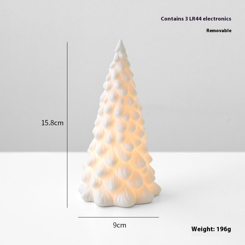 Ceramic Christmas Village – Luminous Desktop Holiday Decoration, 5 Styles