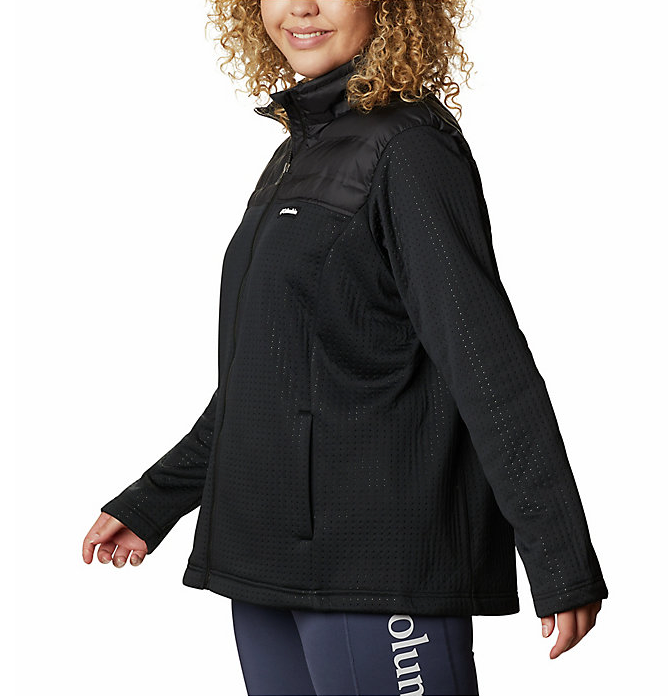 Veste zippée hybride Columbia Northern Canyon pour femme, Taille : XL