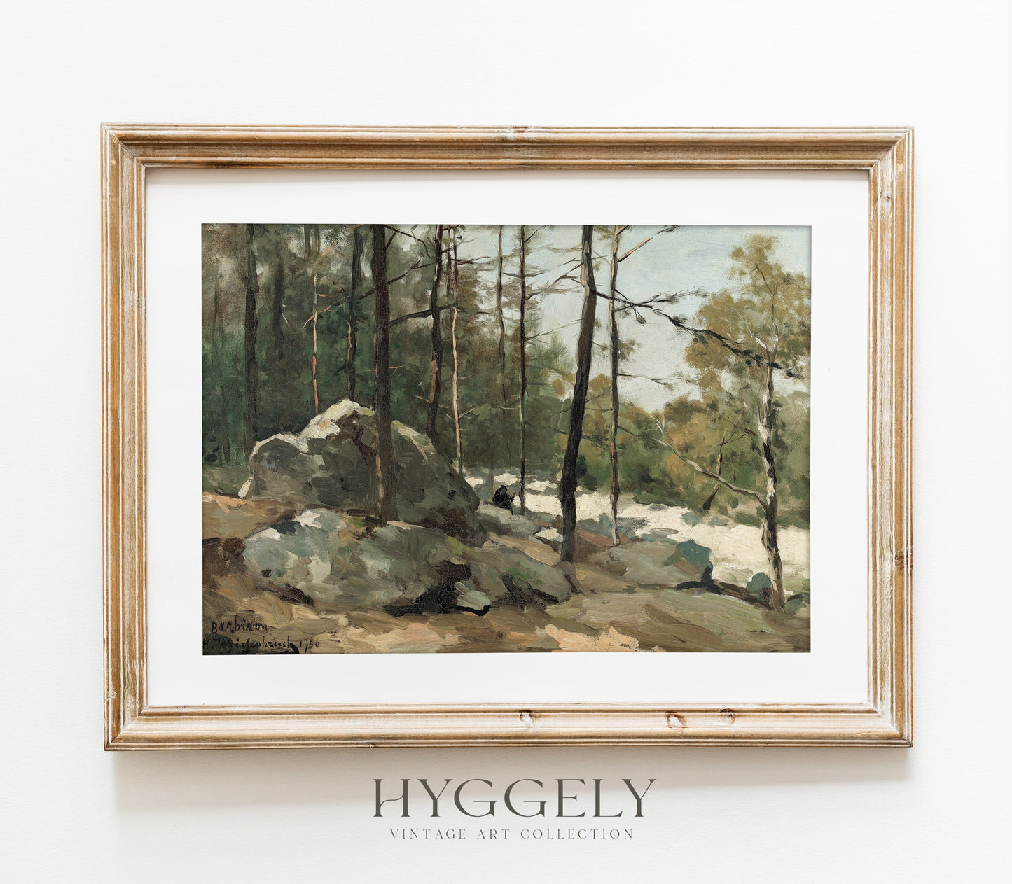 Impression d'art Paysage Vintage Trail L0138