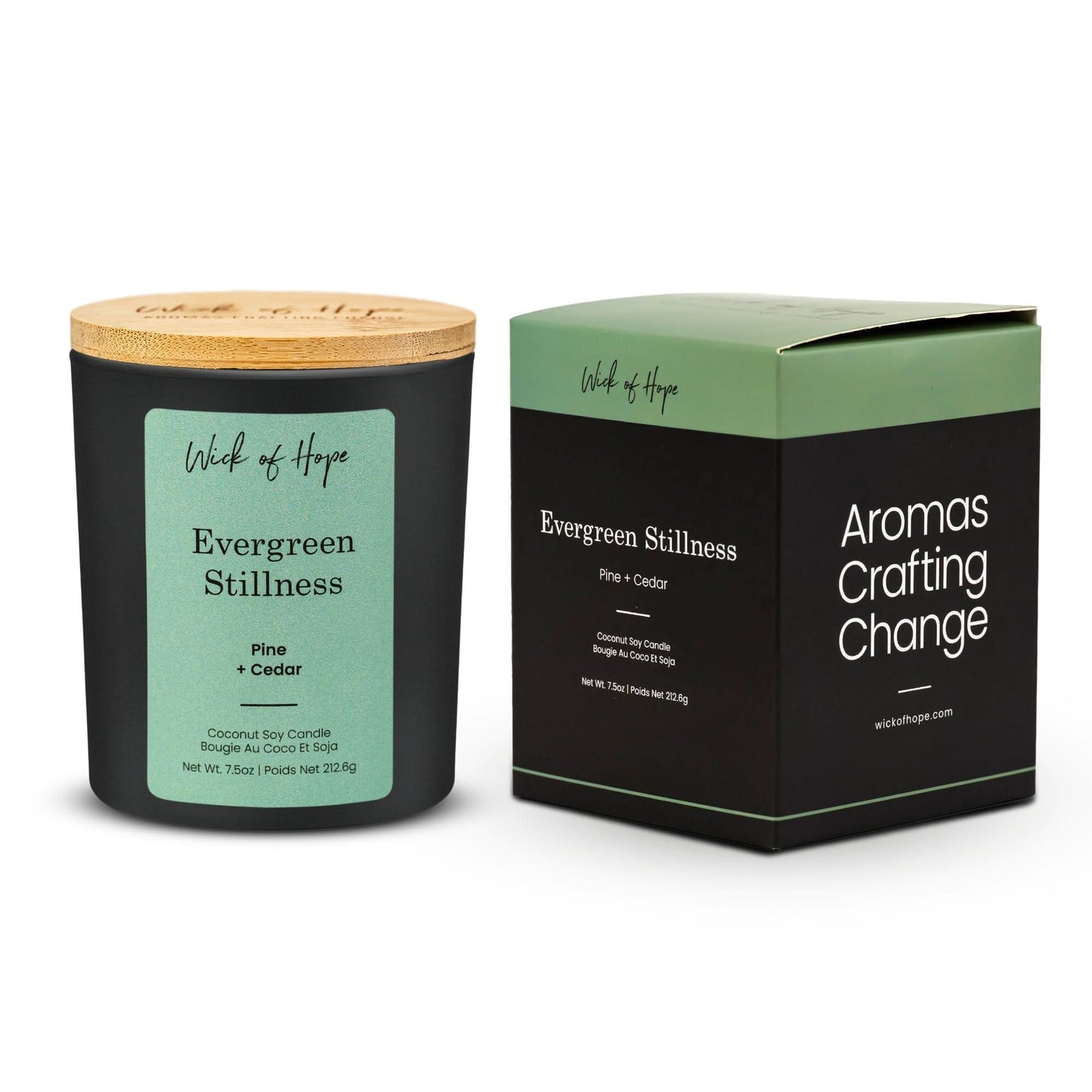 Evergreen Stillness Candle | Pine + Cedar