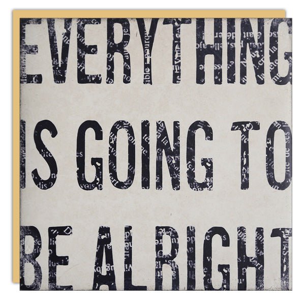 Stationery - Lost & Found Card - Everything Is Going To Be Alright