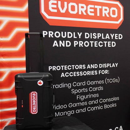 EVORETRO Étui à cartes à roulettes étanche - Contient 160 cartes certifiées