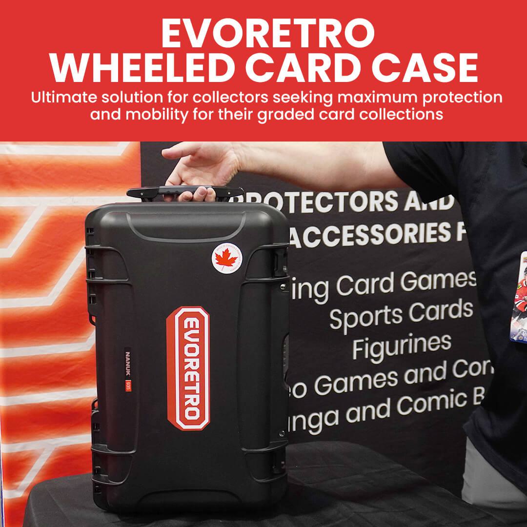 EVORETRO Étui à cartes à roulettes étanche - Contient 160 cartes certifiées