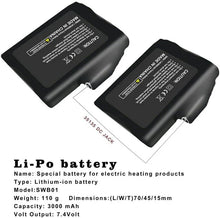 (Jeu supplémentaire de piles de rechange)Batterie lithium-ion