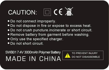 (Extra Set Spare Batteries)Lithium Ion Battery