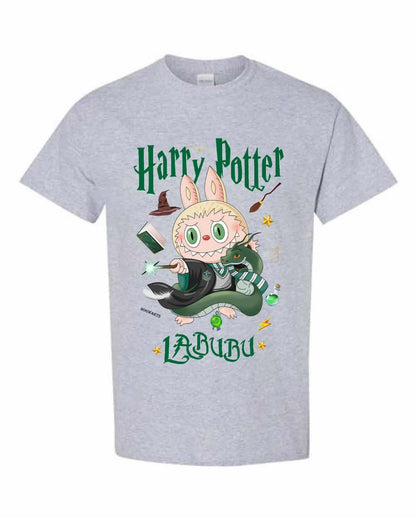 [kid size] Harry Potter Labubu T-Shirt – Cute Wizard Graphic Tee, 100% Cotton