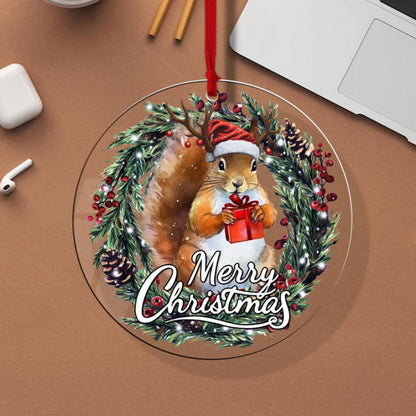 Acrylic Christmas Tree Pendant Ornaments – 34 Festive Holiday Designs