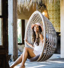 Chapeau de soleil à bord moyen Kooringal pour femme, Jean, UPF 50+