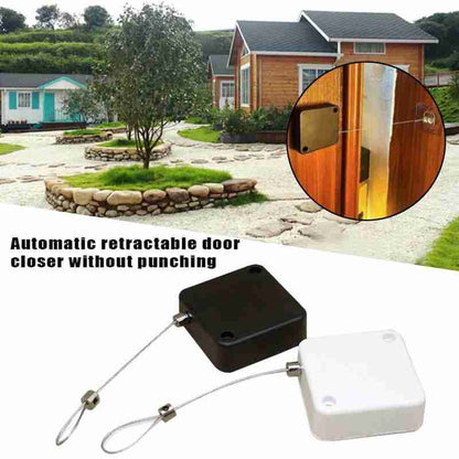 Ferme-porte automatique sans poinçon, à fermeture douce pour porte coulissante ou porte en verre, force de tension 500g-1000g.