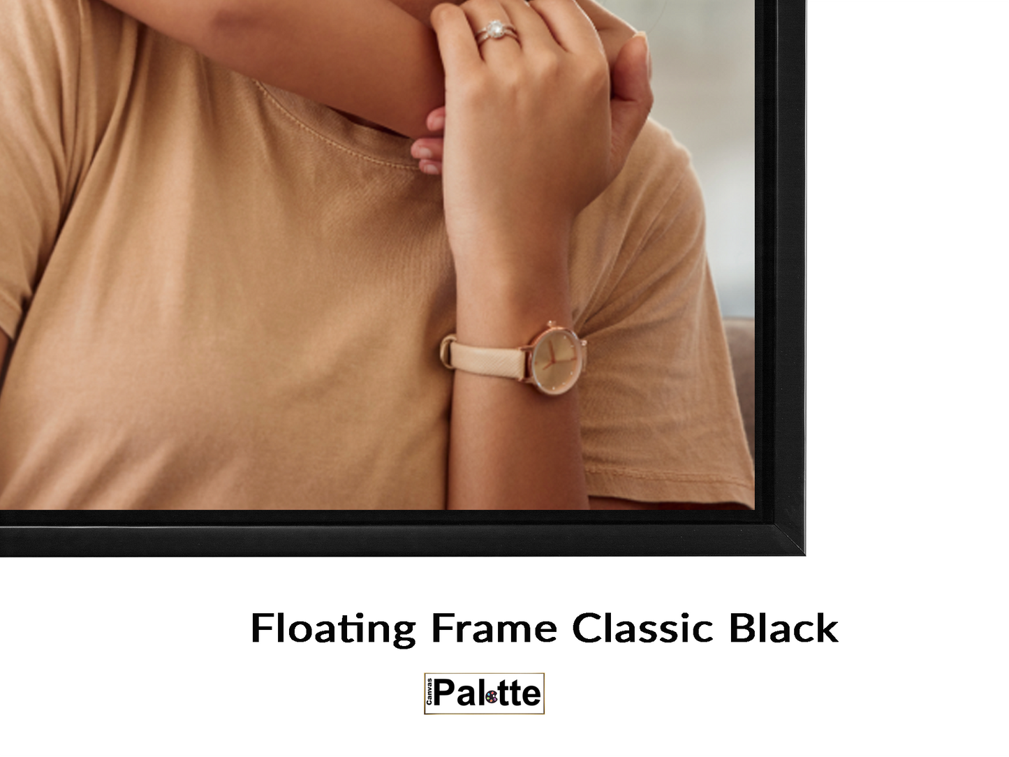 Cadre flottant Noir classique