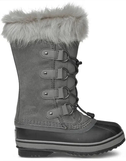 Bottes de neige isolées imperméables Sorel Youth Joan of Arctic Knit -40, taille 1