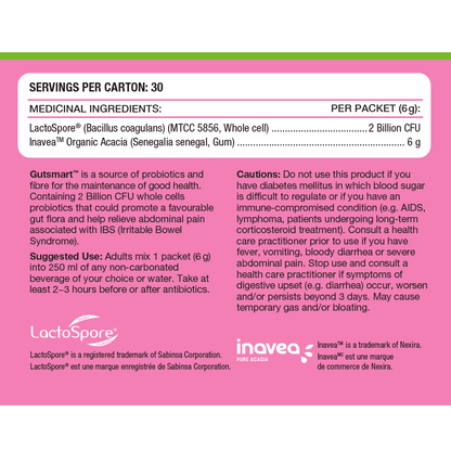 Fibre - GutSmart Prebiotic & Probiotic Formula