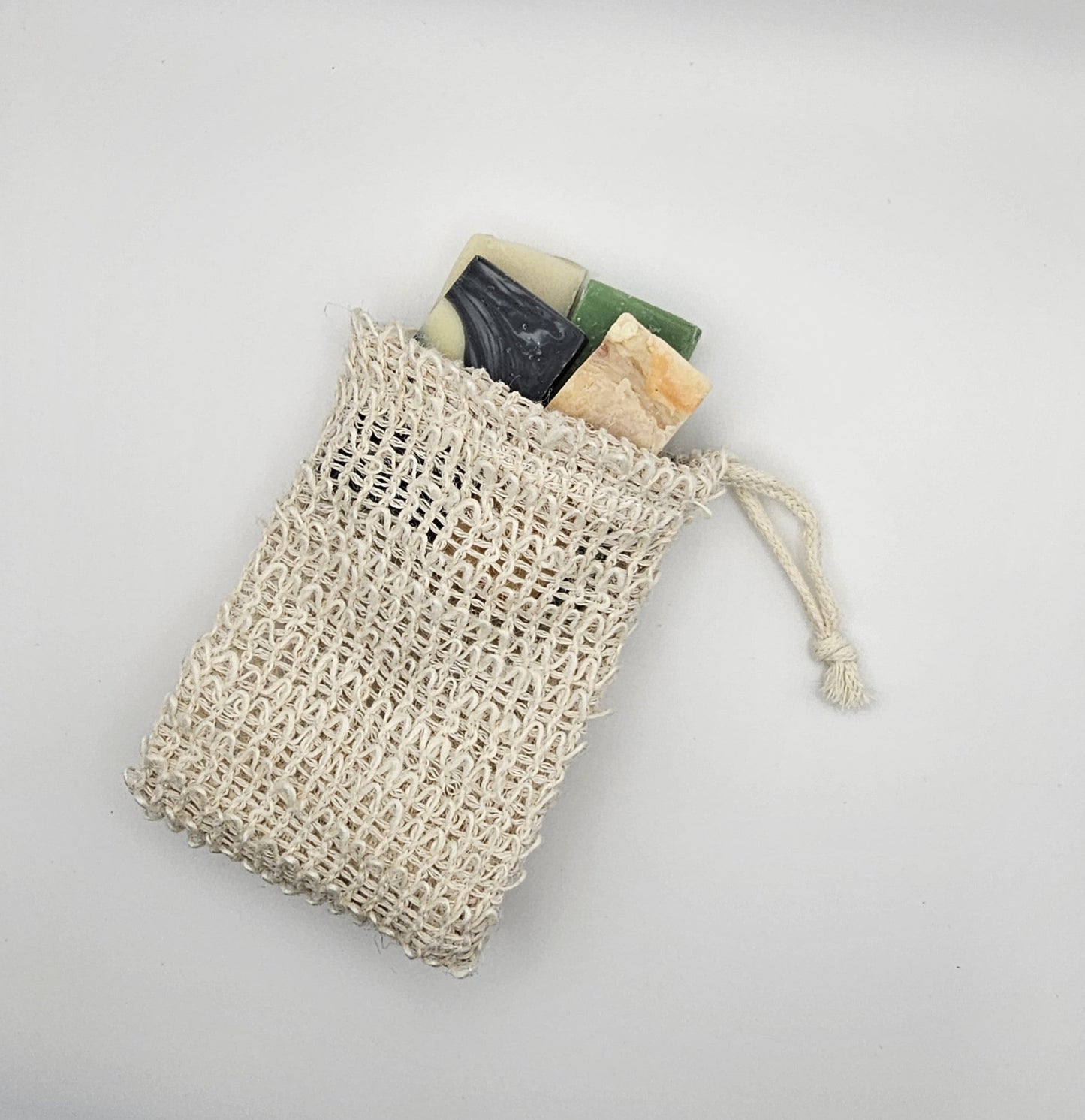 Sac à Savon Réutilisable en Chanvre
