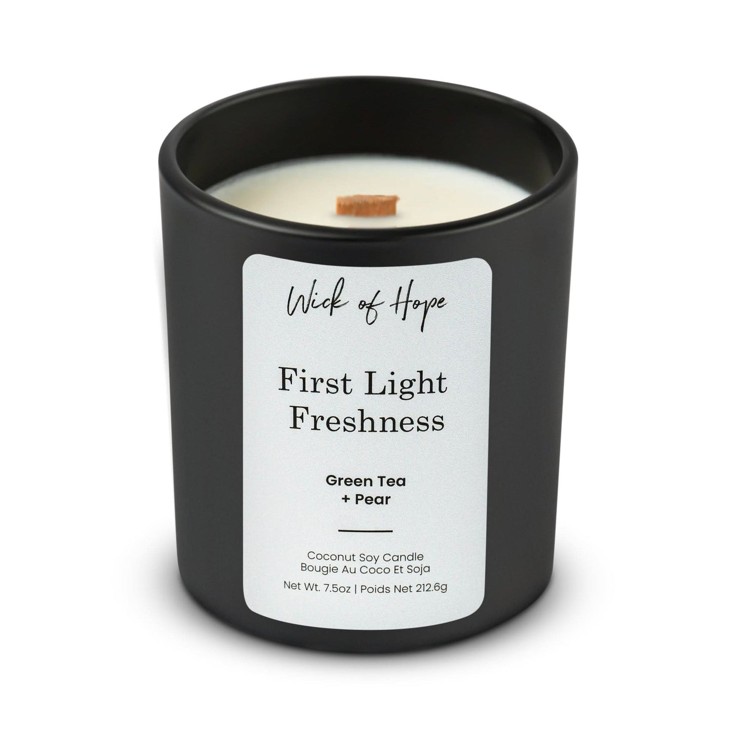 First Light Freshness Candle | Green Tea + Pear