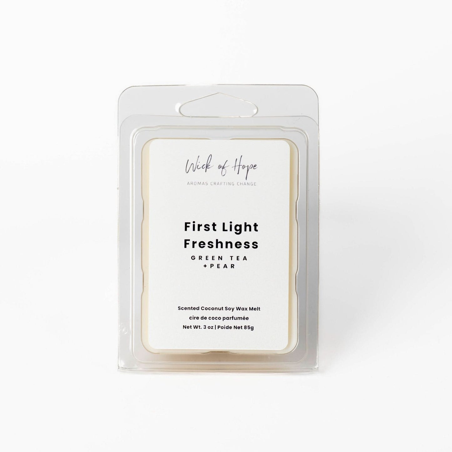 First Light Freshness Wax Melt | Green Tea + Pear