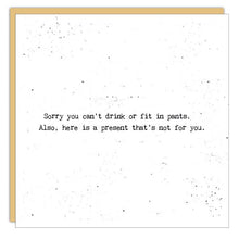 Stationery - Little Gem Card - Fit In Pants