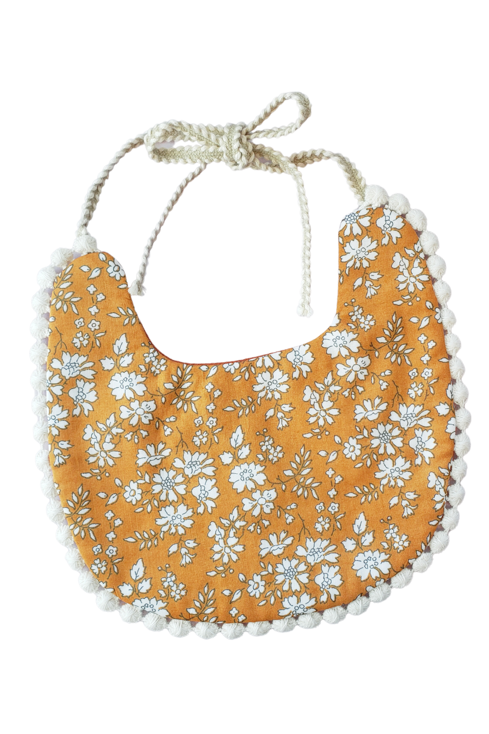 Bavoir bébé floral