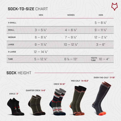 Fox River Unisex Ramble Lightweight Crew Socks