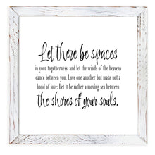 Framed Words - Let There Be Spaces