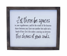 Framed Words - Let There Be Spaces