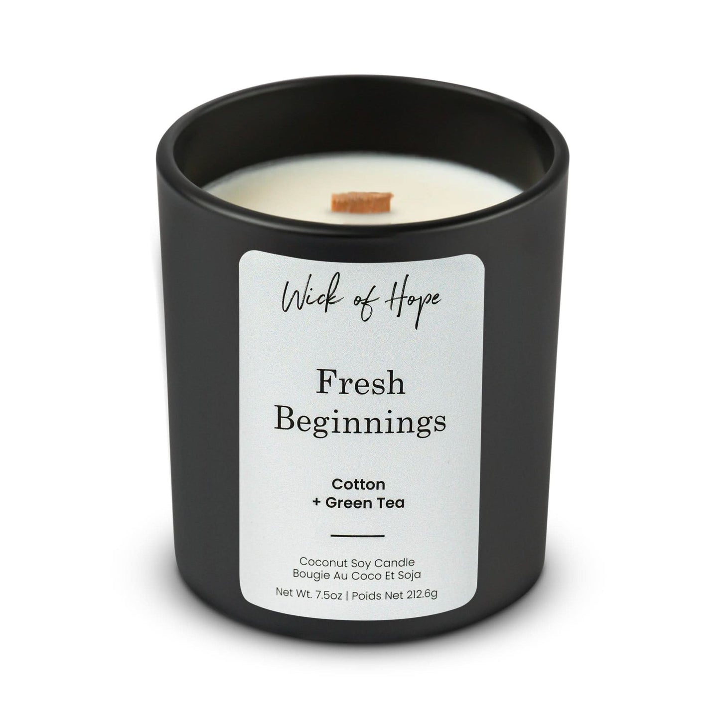 Fresh Beginnings Candle | Cotton + Green Tea