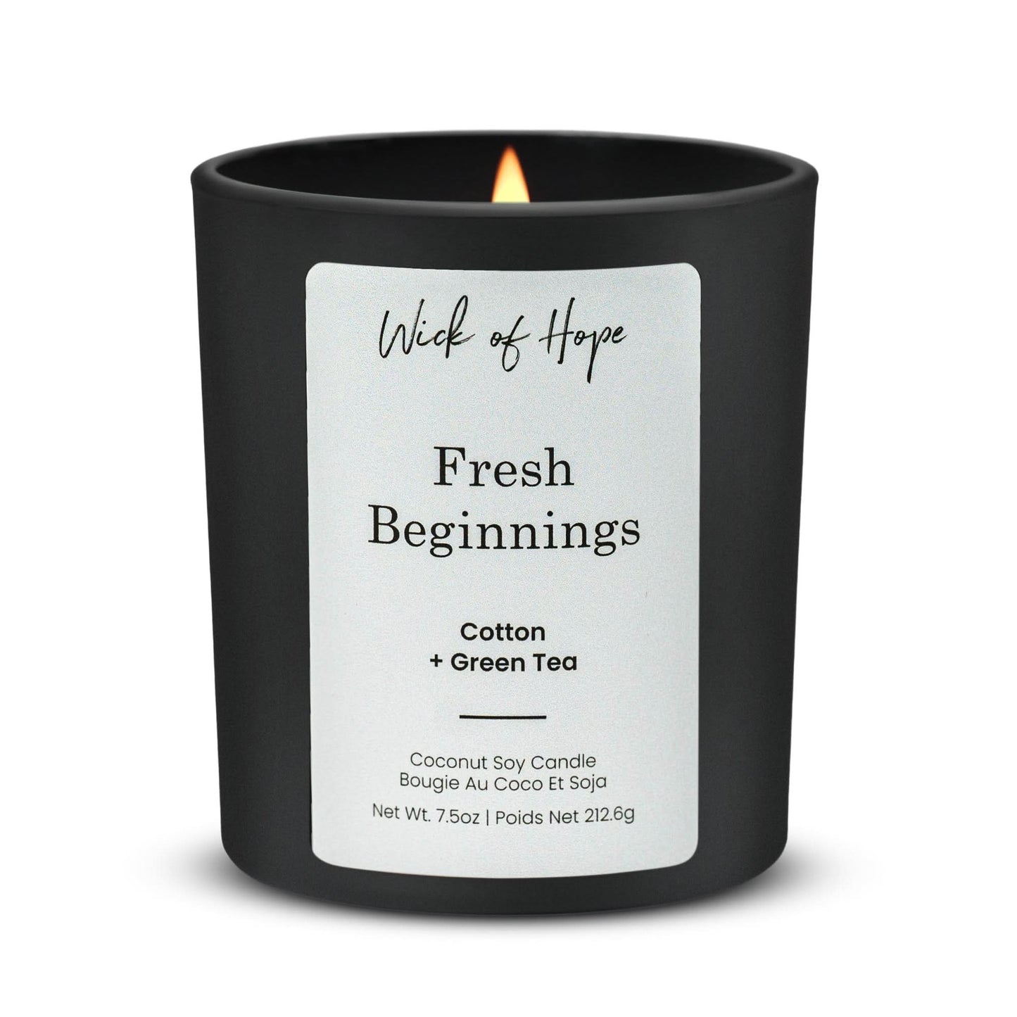 Fresh Beginnings Candle | Cotton + Green Tea