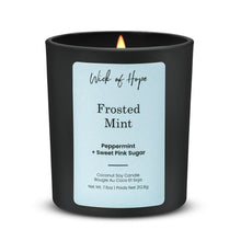 Frosted Mint Candle | Peppermint + Sweet Pink Sugar