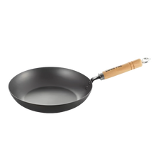 Yoshikawa Cook-Pal Ren 24cm Nitrided Carbon Steel Fry Pan