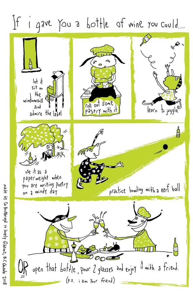 Tea Towel - Gave You Bottle