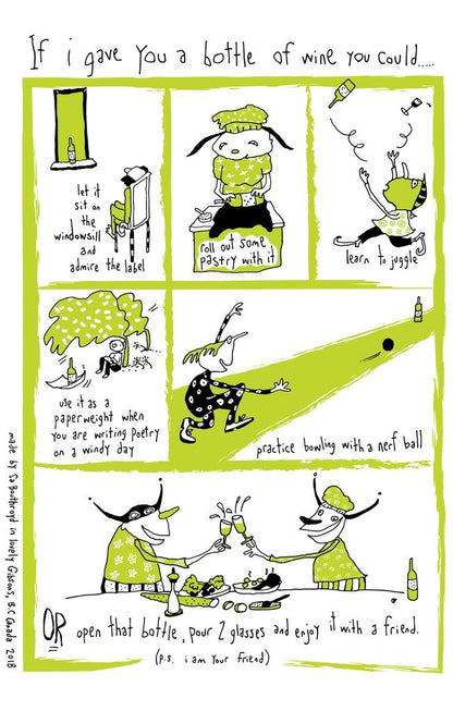 Tea Towel - Gave You Bottle