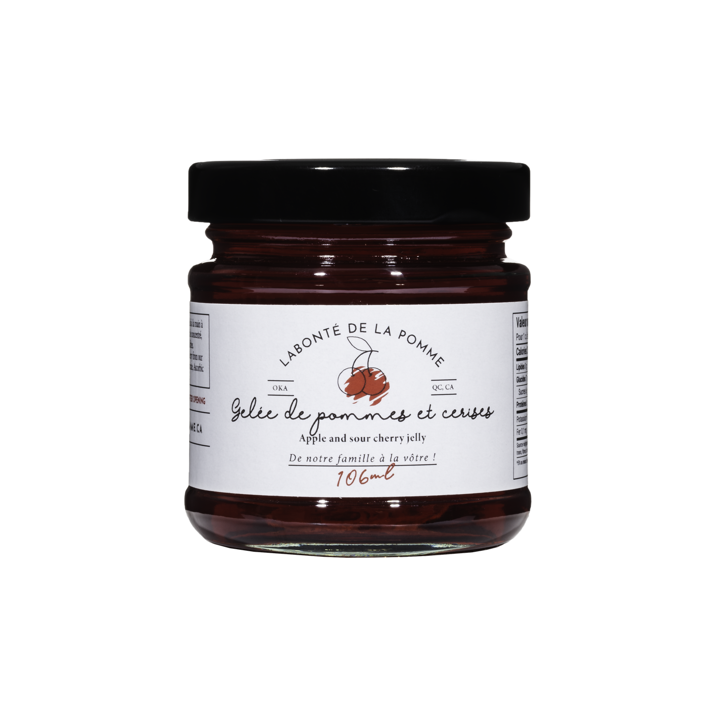Gelée de pomme et cerises