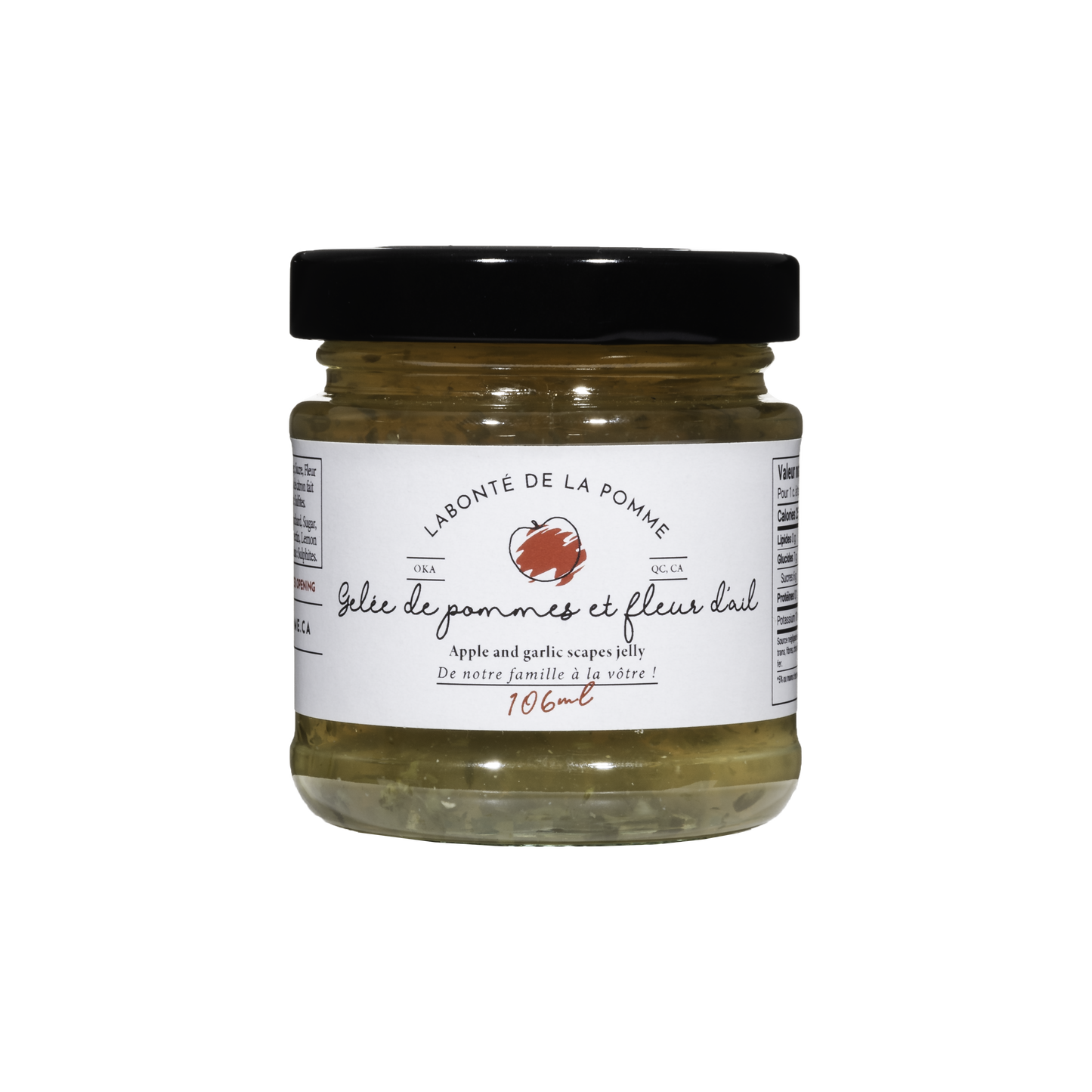 Gelée de pomme et fleur d'ail