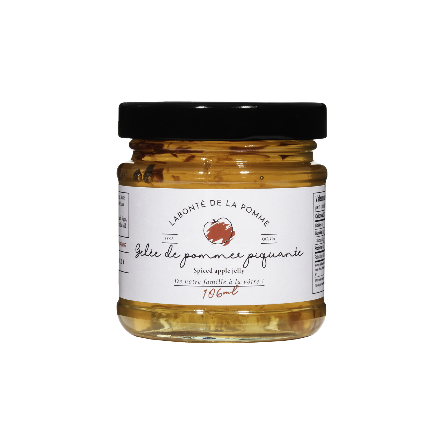 Gelée de pommes piquante