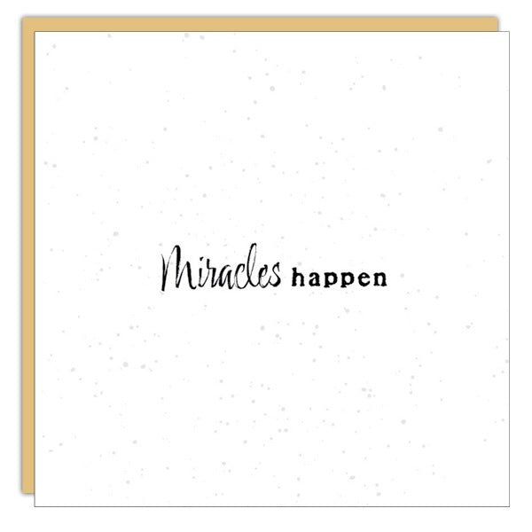 Gift Enclosure - Little Gem - Miracles happen