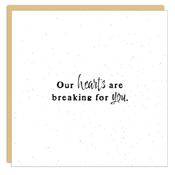 Gift Enclosure - Little Gem - Our hearts are...