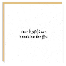 Gift Enclosure - Little Gem - Our hearts are...
