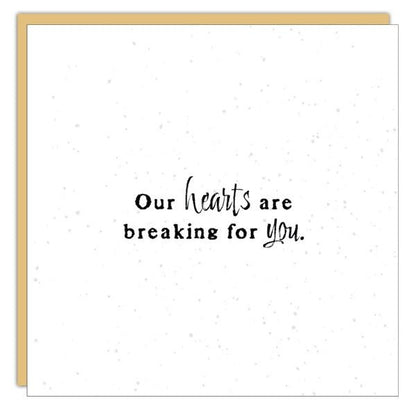 Gift Enclosure - Little Gem - Our hearts are...