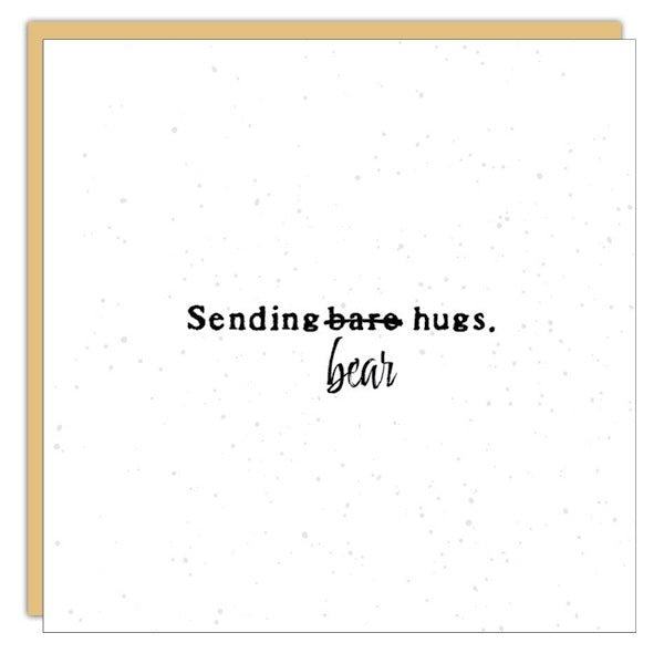 Gift Enclosure - Little Gem - Sending bare hugs.