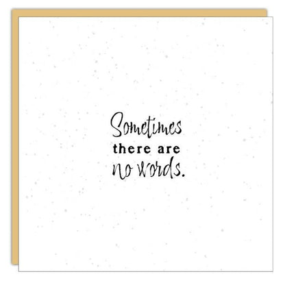 Gift Enclosure - Little Gem - Sometimes there are no words