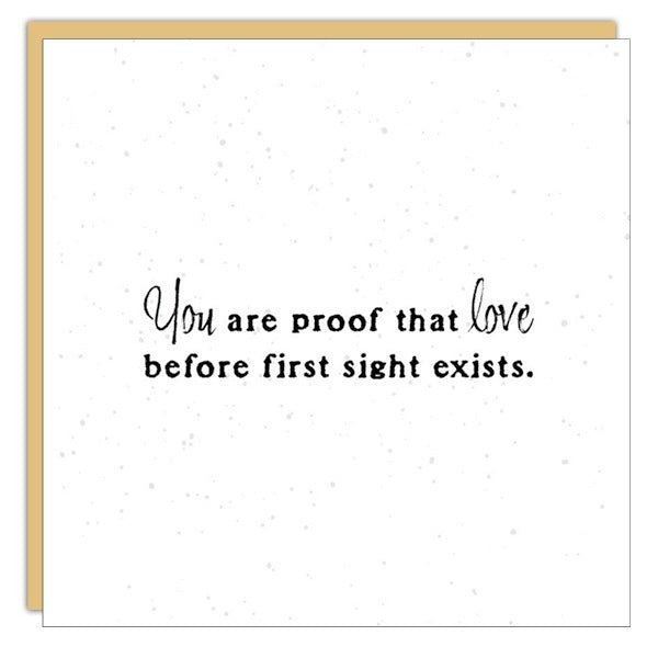 Gift Enclosure - Little Gem - You are proof that love...