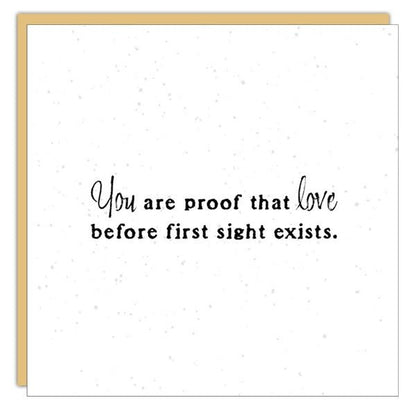 Gift Enclosure - Little Gem - You are proof that love...