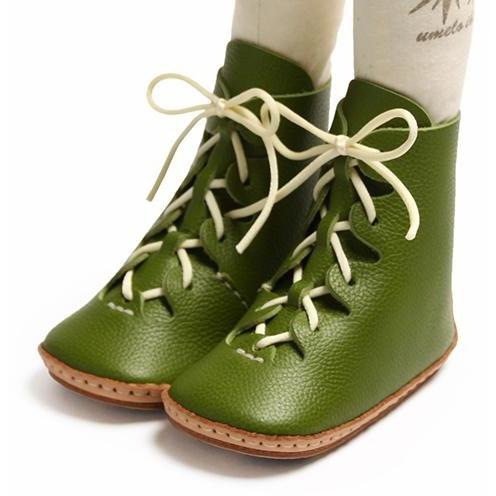Umeloihc Gil Kit Olive Chaussons de Naissance Bébé 12cm