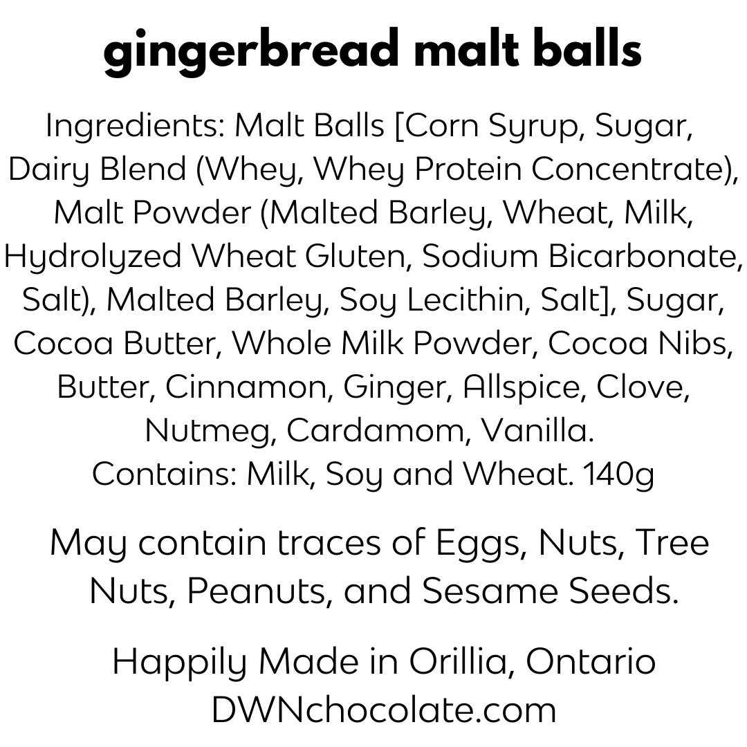 Billes de malt au pain d'épices