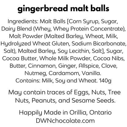 Billes de malt au pain d'épices