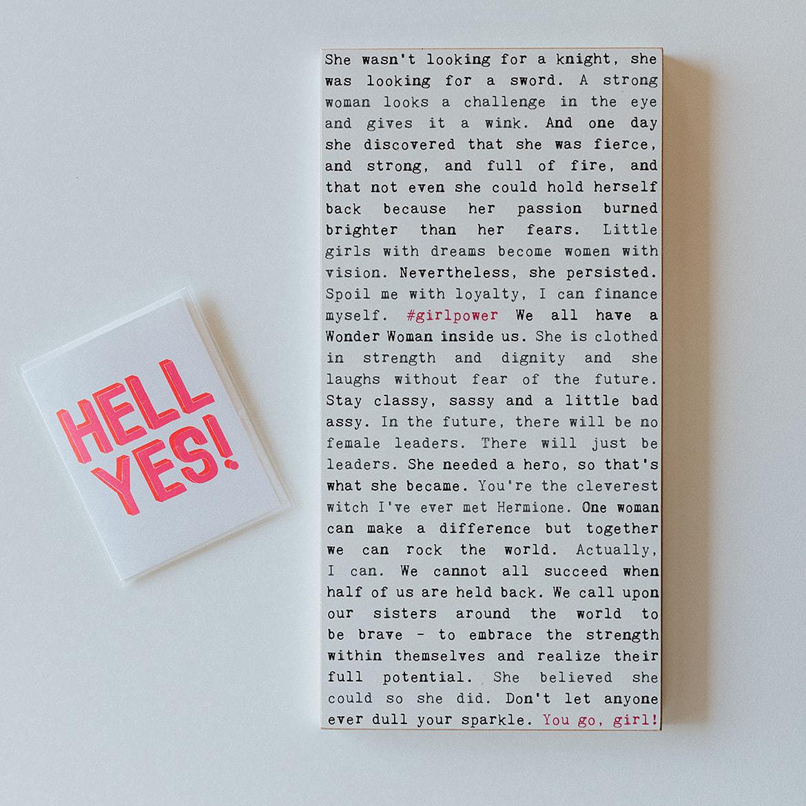 Typewriter Sign - Girl Power