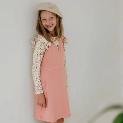 Baby Bamboo Ruffle Shoulder Long Sleeve Shirt | Meadow Muse